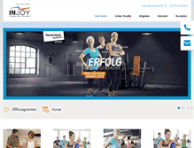 Tablet Screenshot of injoy-muelheim.de